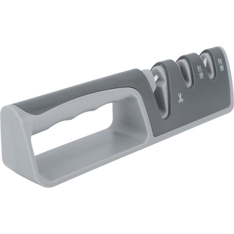 Affûteur de couteaux ménager à deux étapes, outil d'affûtage multifonctionnel et ergonomique pour couteaux de cuisine