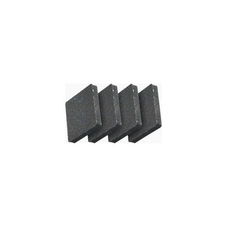 4 PIECES 10x10x1.5 cm Machines à Laver Sous-Couches Tampons Tampons en Caoutchouc Amortisseurs Anti-Vibration Support Sécurisé Pour Meubles et Armoires de Sécheuse - avec Tapis de Lave-échelle