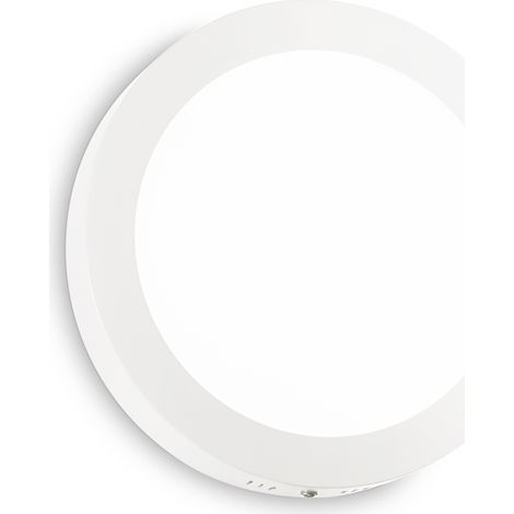 Plafoniera Contemporanea Universal Acciaio Bianco Led Integrato 19W 4000K Ip20