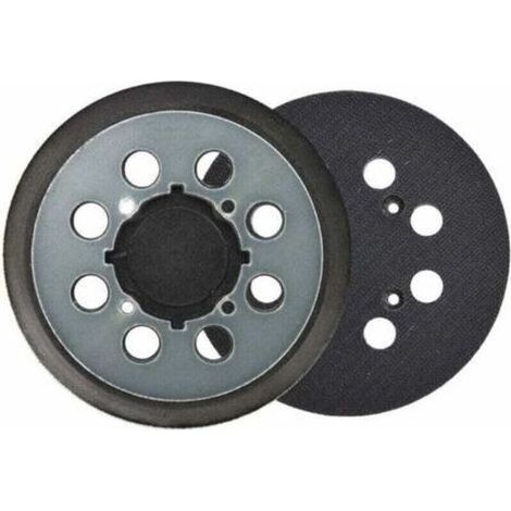 Ersatz-Schleifteller für Exzenterschleifer – 125 mm – 8 Staubabsaugöffnungen – Kompatibel mit DeWalt Modellen DCW210N und DWE6423 – 1 Stück (1/5)