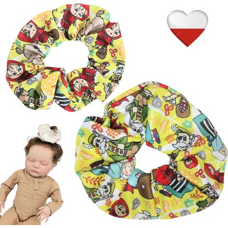 Mini gomas para el pelo de Caperucita Roja para niñas NappiMe (1/4)