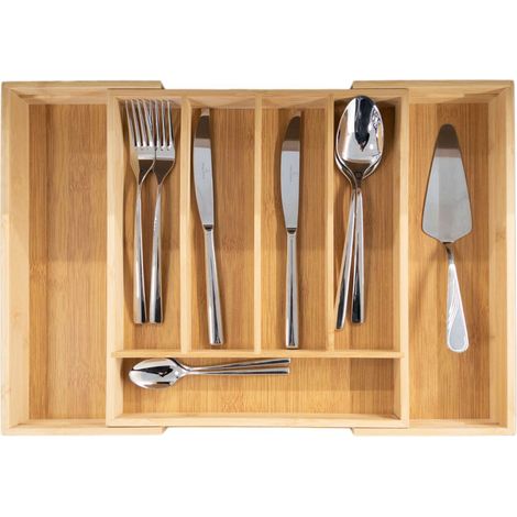Organizzatore di posate con inserto in bambù Juan (1/5)