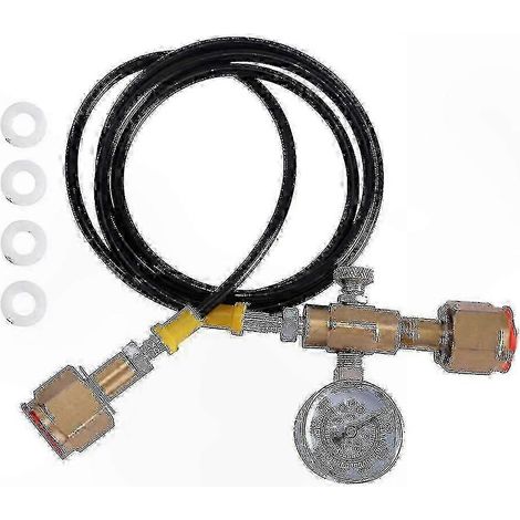 Adaptateur Double Gaz pour Bouteilles de Soudure, Tuyau 1,5 M, Kit Raccord 250 Bars (1/5)