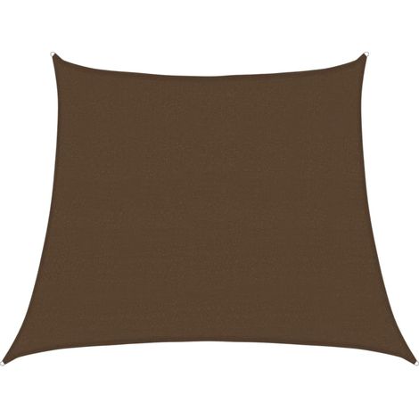 Maison Exclusive - Sonnensegel 160 g/m² Braun 3/4x3 m HDPE