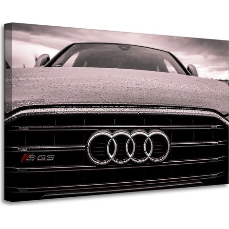 Leinwanddruck Jugend Audi Auto 90x60