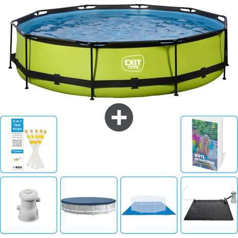 Exit Pool Rund - 360x76 cm - 7-teilig S214