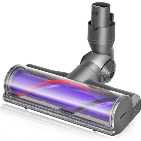 Brosse de rechange motorisée pour aspirateur Dyson V6 DC58 DC59 DC62 – Nettoyage tapis et sols durs – Poils nylon rigide pour élimination efficace des cheveux