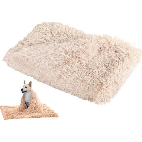 Couverture pour chien en peluche douce et moelleuse - 127x100 cm - tapis pour chien - couverture pour animaux de compagnie - les lits et les voitures (1/5)