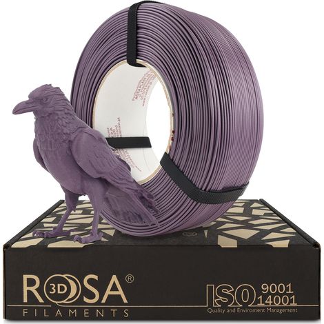 Filamento PLA-CF 3D ReFill color violeta uva mate (1 kg / 1,75 mm) (1/5)