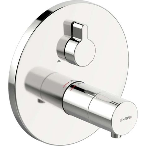 Hansa Varox Pro - Grifo empotrado termostático para 2 dispositivos, cromo 40579083 (1/2)