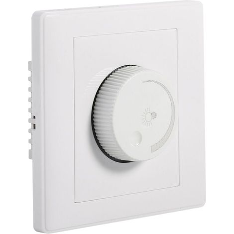 Bouton rotatif mural pratique pour lampe, 1 pièce, contrôleur de luminosité, panneau variateur, nouveau