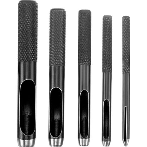 poinçons ronds en acier. Poinçons creux pour cuir. Coupe-cuir. Bracelet de montre. Ceinture. Sceau. Chaussure. Tissu. Vêtements. Toile. Œillet. (1/5)