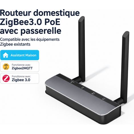 Passerelle Intelligente Zigbee Thread PoE GW90-POE-Ti Ethernet WiFi USB Home Assistant 16 × 5 × 2,5 cm 130 g – Livraison gratuite (1/5)