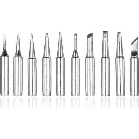 10pcs 900M Remplacement Pointes de Fer à Souder Kit Pannes à Souder Pour Hakko, Radio Shack, TENMA, ATTEN, rapide, Aoyue, Yihua Station de Soudure (1/5)