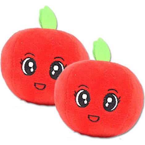 Peluche couineuse pour chien, jouet à mâcher en forme de pomme, jouet mignon pour chiens et chats, idéal pour occuper leurs animaux de compagnie. (1/4)