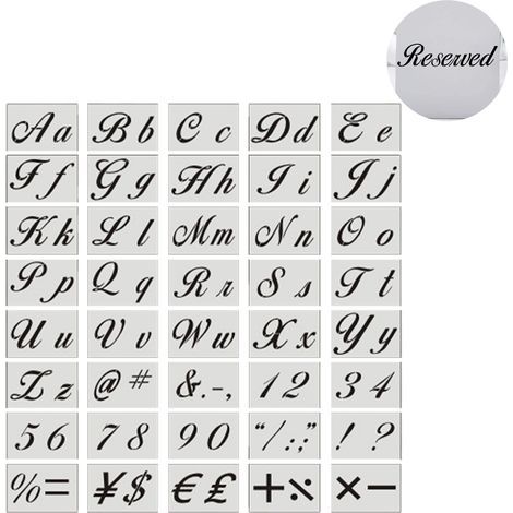 Set mit 40 englischen Alphabet-Modellen (1/5)