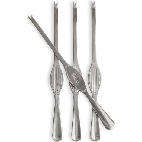 Cubiertos para mariscos, 4 piezas, acero inoxidable, 20 cm / Sagaform (1/4)