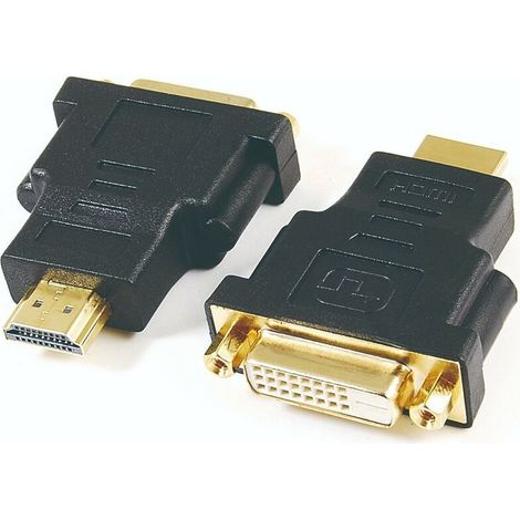 HDMI - DVI, M/F Negro