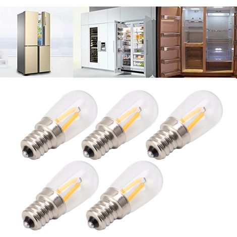 Ampoule LED E12 pour réfrigérateur et hotte aspirante, culot E12, lumière chaude (1/5)