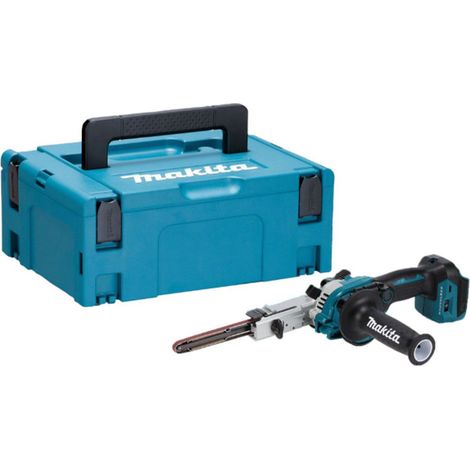 Makita DBS180ZJ 18V LXT 533mm (3/8") Cordless Belt Sander - Body Only &amp Makpac 2 Case (1/4)