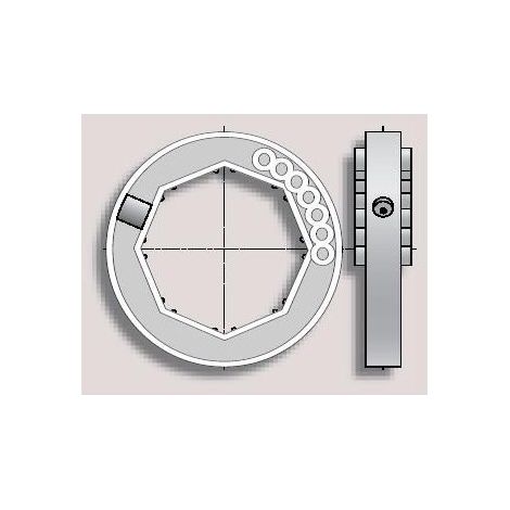 Bague pour verrou de sécurité Blocksur pour tube octo 70 somfy (1/2)