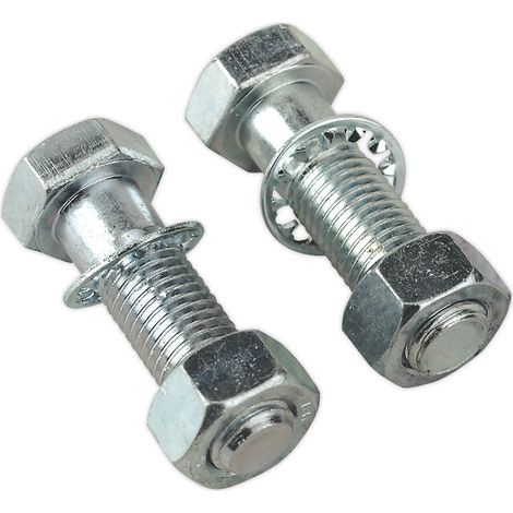 Sealey Tow-Ball Bolts & Nuts M16 x 55mm Pack of 2 TB27 (1/4)