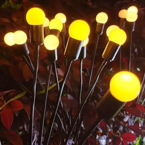 Lumière extérieure solaire, 2pcs extérieur pelouse solaire lumière - couleur 8led (1/4)