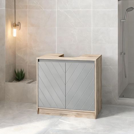 Meuble de salle de bain en melamina de Madera 60 x 30 x 59,8 cm (1/5)