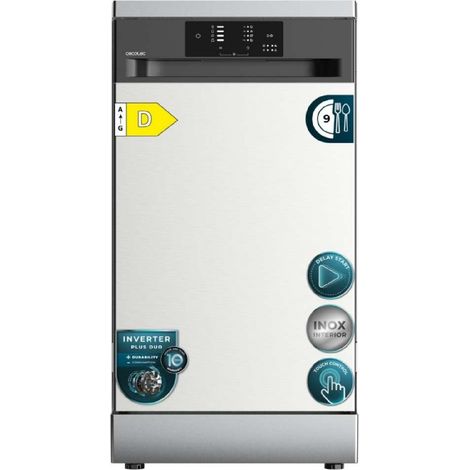 Lave-vaisselle Cecotec bolero aguazero 4350 9 couverts inox