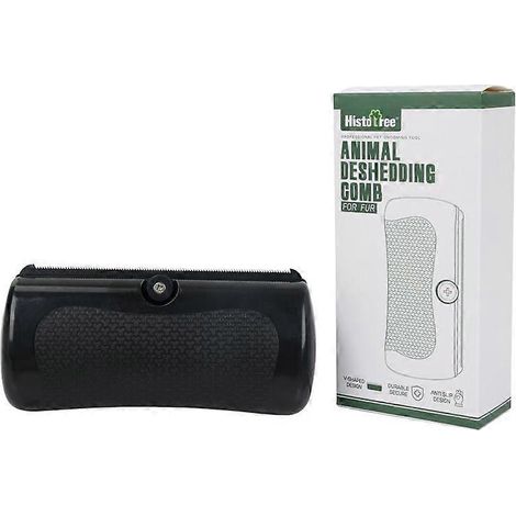 Brosse de démêlage - Brosse pour chien pour éliminer les poils morts, outil de toilettage double face - Accessoires de toilettage pour chiens à poils longs et courts (1/5)