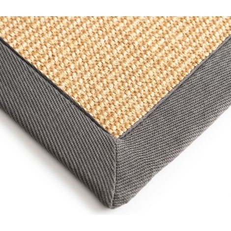 Tapis à griffer pour Chat Sisal Amazonas Crème Bordure: graphite 40 x 60 cm