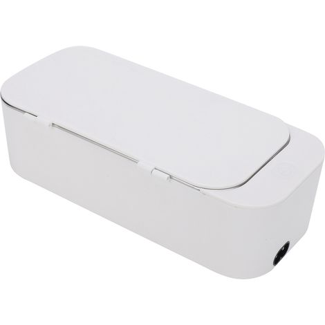 Nettoyeur ultrasonique blanc pour lunettes, machine de nettoyage compacte AC220V-240V norme australienne, avec logiciel inclus (1/5)