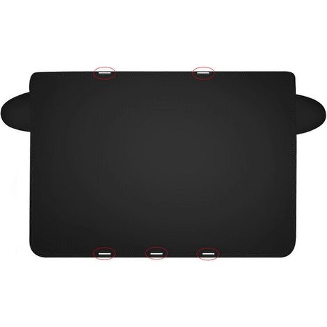 Protection pare-brise antigel universelle pour voiture, SUV et camions. Idéale pour les trajets enneigés. (1/5)