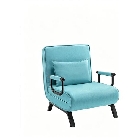 Chaise pliante avec fonction lit, fauteuil-lit convertible spacieux, canapé convertible multifonction (fauteuil-lit convertible uniquement) (1/5)