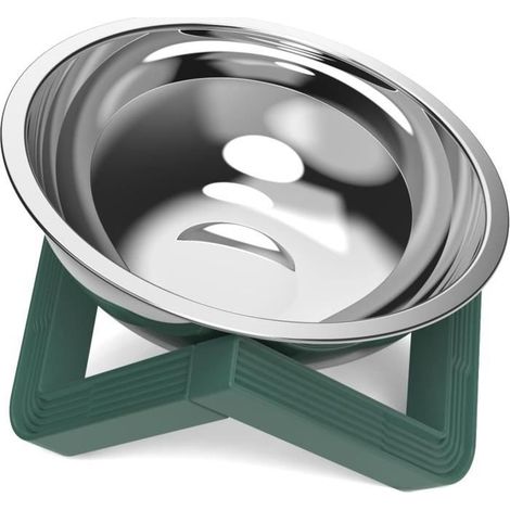 Gamelle pour Chat,Gamelle Chat Surélevée et Inclinée, Gamelle Petit Chien, Gamelle Amovible pour Chats Chiens,Angle réglable Gratuit (1/4)