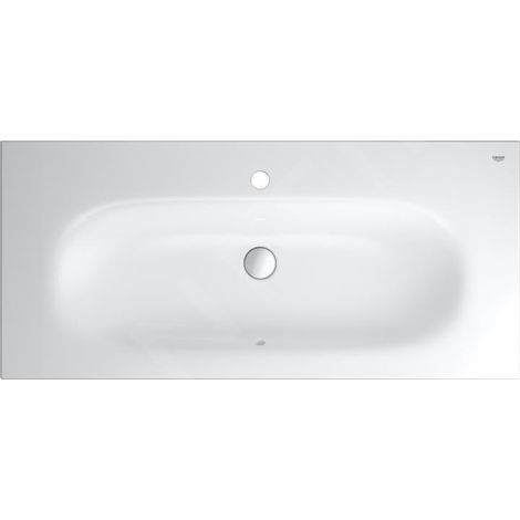 Meuble lavabo Essence en céramique 39566 1000x460 mm PureGuard blanc alpin (1/5)