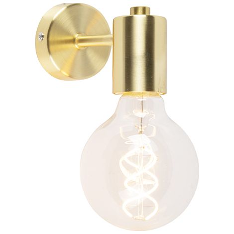 Smart Art Deco Wall Light Gold with G95 WiFi Light Source - Facil (1/5)