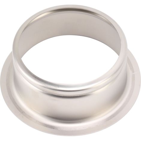 Bride d'évier de cuisine rallongée en acier inoxydable pour évier profond avec joint pour broyeurs à déchets à 3 boulons et trou d'évacuation. (1/5)