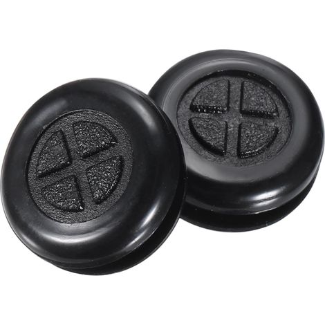 Passe-Fil en Caoutchouc Rond à Montage Double Face Diamètre 12 mm, Diamètre Intérieur 10 mm, pour la Protection des Fils, Lot de 8 Pièces (1/5)