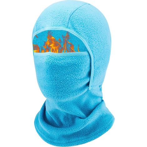 Kinder Sturmhaube Winter Fleece Winddicht Warm Skimaske Radfahren Gesichtsmaske unter Helm (1/5)