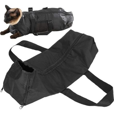 Sac de Bain de toilettage pour Chat, Coupe-Ongles pour Chats, Nettoyage, toilettage, Lavage, Sacs de Douche, Sac de retenue pour Le Bain, Sac Anti-Rayures (1/4)