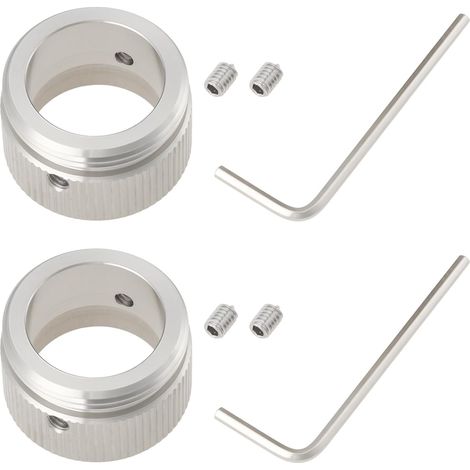 2 Lots d’Adaptateurs de Vanne Thermostatique de Radiateur Compatible avec RA 20 à 23 mm Conversion en M30 x 1,5 (1/5)