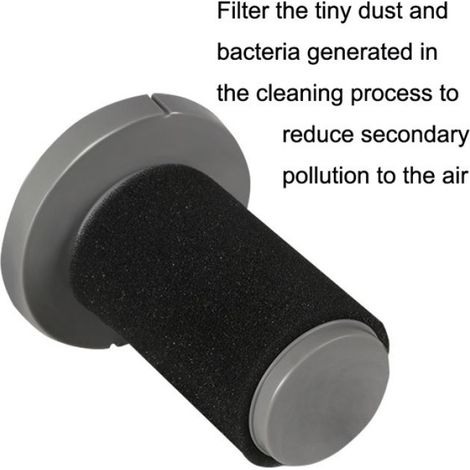 Filtre Éponge - Pour Aspirateur - Compatible Delmar DX700 - Dimensions 10,3 x 80,5 mm - 2 Pièces (1/5)