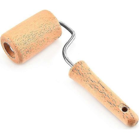 Rouleau à pâte en bois de hêtre, accessoire de pâtisserie (1 pièce, couleur bois) (1/5)