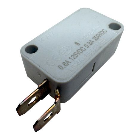 Lema Electrics KW7 Mikroschalter 250V 8A 2Pin Schalter Grau für Tischbohrmaschine uvm. (1/5)