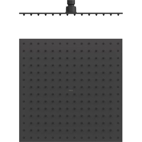 Pommeau de doucheExtra-fin Noir mat - TRES 134315012NM (1/2)