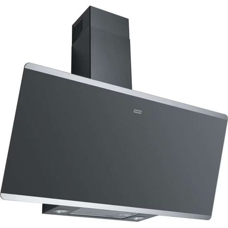Franke Smart - Cappa aspirante FPJ 705 V BK/SS, larghezza 70 cm, vetro nero/acciaio inox 330.0528.069