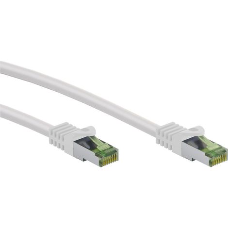 Goobay 61103 cable de red Blanco 0,5 m Cat8.1 S/FTP (S-STP)
