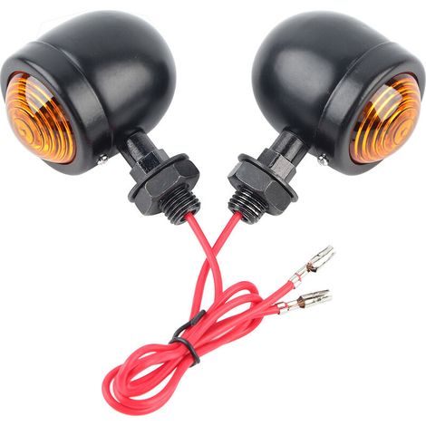 Intermitentes para motocicleta, faros antiniebla LED universales impermeables para quads y motocicletas -Crezuo