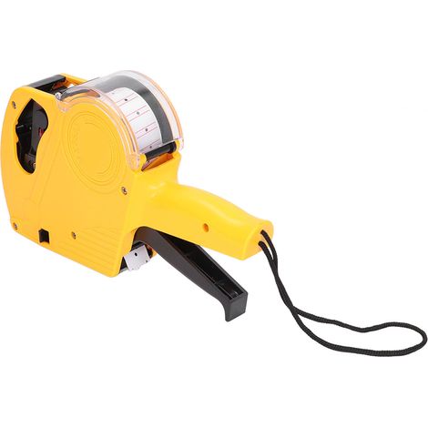 manuelle portable à 8 chiffres avec cartouche jaune